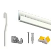 Cimaise Box Artiteq Classic+ PREMIUM - 80kg - Kit accrochage tableau 6 mètres , Gris