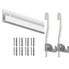 Cimaise Box PREMIUM Classic Rail + Tige 4 mm - 200 cm - Kit tout en un Blanc mat à peindre