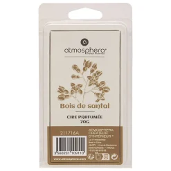 Cire parfumée Laura vert cèdre L5,5xp2xH10,2cm - Atmosphera