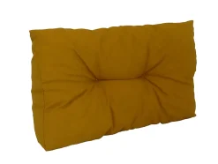 Câle reins coussin palette Easy for life jaune cumin L.60 x l.40 x ep.10 cm