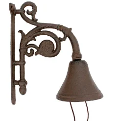 Cloche carillon en fonte 18x11x23cm