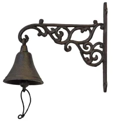 Cloche carillon fonte Arabesques 21x24x10cm