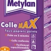 Colle en poudre - adaptée pour tout papiers peints - surface de couverture 35 m² - Metylan 1692620