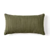 Colombine - coussin - en velours côtelé - 32x63 cm - Lisa Design