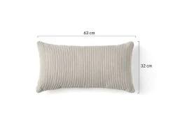 Colombine - coussin - en velours côtelé - 32x63 cm - Lisa Design