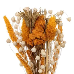 Composition de fleurs séchées Subli - verre - H27 cm - Transparent- Atmosphera