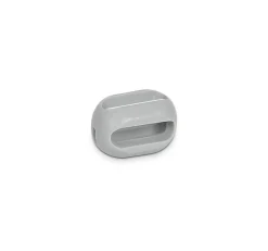Connexion pour chainette à boule recoupée d.4mm - Lot de 4 - Grise
