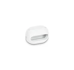 Connexion pour chainette à boule recoupée d.4mm - Lot de 4 - Blanche