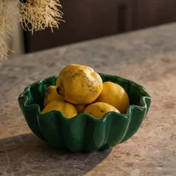 Coupe en céramique alvéolée 24cm
