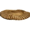 Coupe ronde en teck Geris 35x7 cm