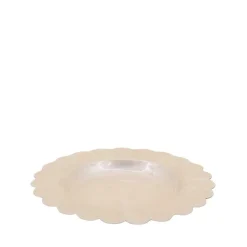 Coupelle en métal doré aspect nacré 14cm