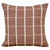 Coussin à motifs Mullido GoodHome L.45 x l.45 cm terracotta
