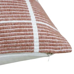 Coussin à motifs Mullido GoodHome L.45 x l.45 cm terracotta