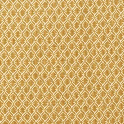 Coussin - motifs otto - coton - jaune ocre - 38x38 cm - Atmosphera