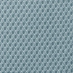 Coussin - motifs otto - coton - bleu canard - 30x50 cm - Atmosphera