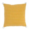 Coussin à pompons en polycoton 40x40cm 40x40cm