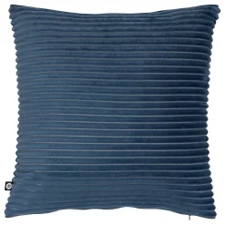 Coussin Arum bleu encre 38x38cm - Atmosphera