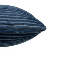 Coussin Arum bleu encre 38x38cm - Atmosphera