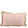 Coussin beige contour vagues 40x60cm