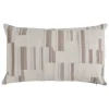 Coussin Calix beige lin 50x30cm - Atmosphera