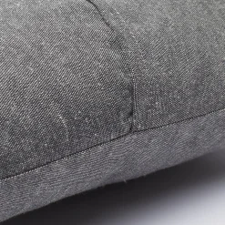 Coussin Chambray gris L.35 x l.35 cm
