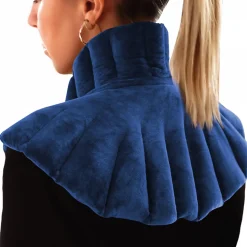 Coussin chauffant, tour de cou pour épaules et nuque - Bleu - Vivezen