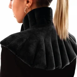 Coussin chauffant, tour de cou pour épaules et nuque - Noir - Vivezen