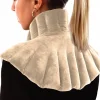 Coussin chauffant, tour de cou pour épaules et nuque - Beige - Vivezen