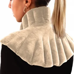 Coussin chauffant, tour de cou pour épaules et nuque - Beige - Vivezen