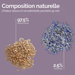 Coussin chauffant, tour de cou pour épaules et nuque - Beige - Vivezen