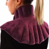 Coussin chauffant, tour de cou pour épaules et nuque - Prune - Vivezen