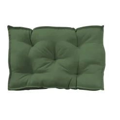 Coussin câle reins déperlant vert kaki L.60 x l.40 x ep.10cm Ornami