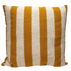 Coussin coton slub rayé BALTO 55X55