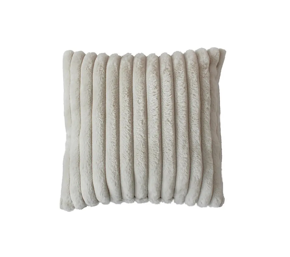 Coussin cottele effet velours design et moderne