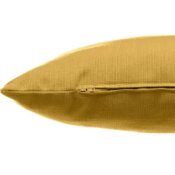 Coussin déco d'extérieur Korai Jaune moutarde 50x30 cm - Hespéride