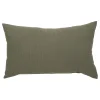 Coussin déco Korai 50x30cm vert laurier - Hespéride
