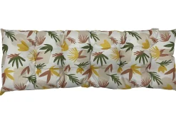Coussin de banc déperlant feuillage multicouleurs L.120 x l.42 x ep.4cm Ornami