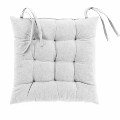 Coussin de Chaise "Mistral" 40x40cm Blanc
