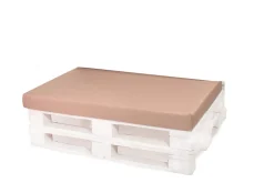 Coussin de palette 120x40x10cm assise, coussin de palette Beige, coussin de mobilier de jardin, coussin de jardin