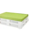 Coussin de palette 120x60x10cm assise, coussin de palette Citron vert, coussin de mobilier de jardin, coussin de jardin