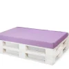 Coussin de palette 120x40x10cm assise, coussin de palette Violet clair, coussin de mobilier de jardin, coussin de jardin