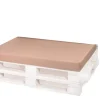 Coussin de palette 120x50x10cm assise, coussin de palette Beige, coussin de mobilier de jardin, coussin de jardin