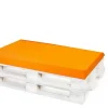 Coussin de palette 120x50x10cm assise, coussin de palette Orange, coussin de mobilier de jardin, coussin de jardin