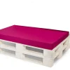 Coussin de palette 120x50x10cm assise, coussin de palette Rosa, coussin de mobilier de jardin, coussin de jardin