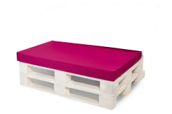 Coussin de palette 120x50x10cm assise, coussin de palette Rosa, coussin de mobilier de jardin, coussin de jardin