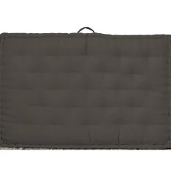 Coussin de Palette Rectangulaire 80x120cm en Coton Anthracite pour Intérieur