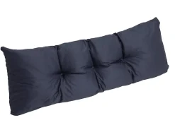 Coussin de palette 120x40cm Coussin d'assise coussin de jardin confortable Coussin de jardin Coussin de palette Bleu foncé