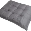 Coussin de palette 120x50cm coussin d'assise coussin de jardin confortable coussin de jardin Coussin de palette Gris