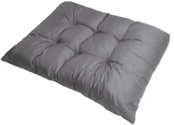Coussin de palette 120x50cm coussin d'assise coussin de jardin confortable coussin de jardin Coussin de palette Gris