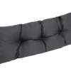 Coussin de palette 120x40cm Coussin d'assise coussin de jardin confortable Coussin de jardin Coussin de palette Anthracite